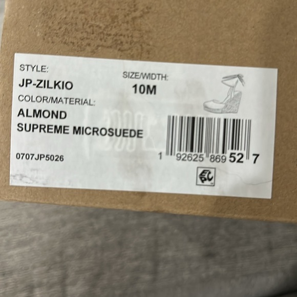 Jessica Simpson Beige suede Wrap Espadrille - Picture 3 of 4